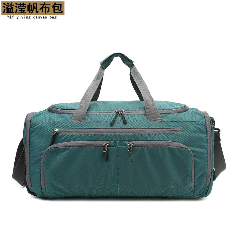 Factory Nylon Travel Bag Oxford Cloth Duffel Bag Lightweight Foldable Waterproof Outdoor Sports Bag Shoe Bag