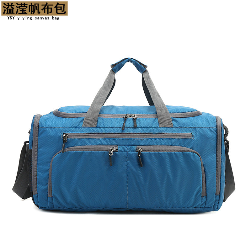 Factory Nylon Travel Bag Oxford Cloth Duffel Bag Lightweight Foldable Waterproof Outdoor Sports Bag Shoe Bag