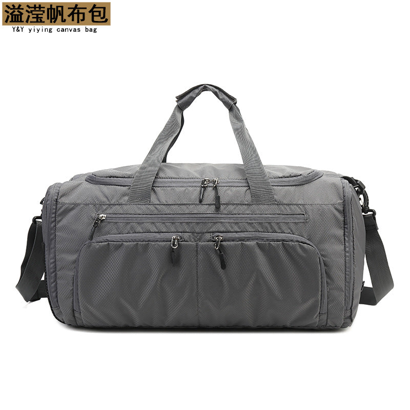 Factory Nylon Travel Bag Oxford Cloth Duffel Bag Lightweight Foldable Waterproof Outdoor Sports Bag Shoe Bag