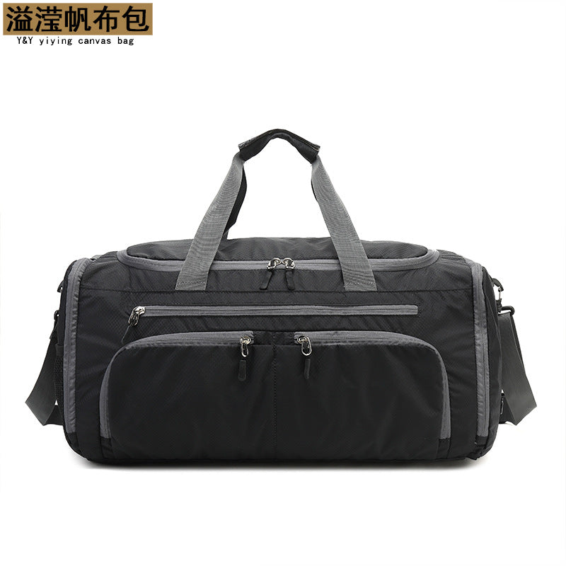 Factory Nylon Travel Bag Oxford Cloth Duffel Bag Lightweight Foldable Waterproof Outdoor Sports Bag Shoe Bag