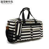 Waterproof Nylon Travel Bag Printed Single Shoulder Duffel Bag Large Capacity Canvas Storage Portable Travel Bag