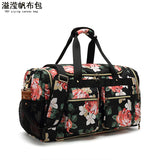Waterproof Nylon Travel Bag Printed Single Shoulder Duffel Bag Large Capacity Canvas Storage Portable Travel Bag