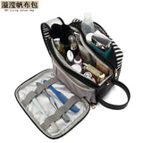 Wash Bag Small Casual Women's Cosmetic Bag Waterproof Multifunctional Canvas Clutch Bag Mobile Phone Bag