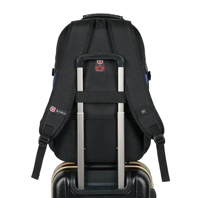 Vintage Waterproof Travel Laptop Backpack 20-35L