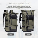 EC-639-1 Men's Waterproof Travel Backpack for 17-inch Laptop