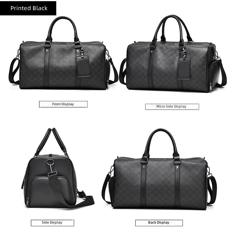 Men's Waterproof Sports Gym Duffel Bag with Shoe Compartment