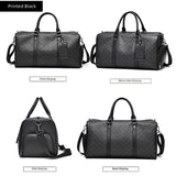 Men's Waterproof Sports Gym Duffel Bag with Shoe Compartment