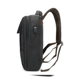 Y916 Men's Waterproof Laptop Backpack with USB Charging Port