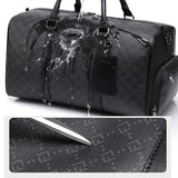 Men's Waterproof Sports Gym Duffel Bag with Shoe Compartment