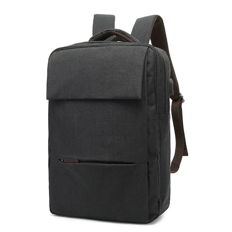 Y916 Men's Waterproof Laptop Backpack with USB Charging Port