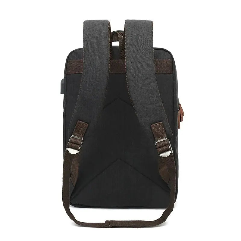 Y916 Men's Waterproof Laptop Backpack with USB Charging Port