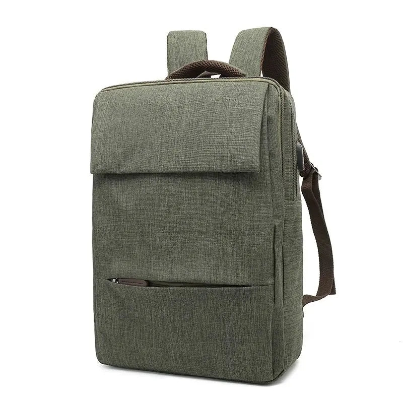 Y916 Men's Waterproof Laptop Backpack with USB Charging Port