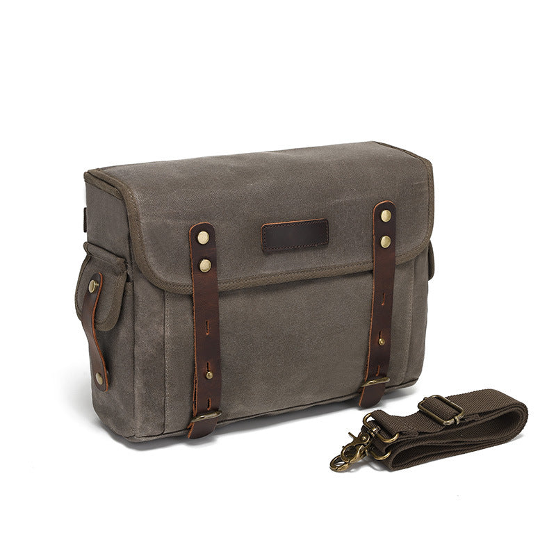 Detachable Motorcycle Bag Anti-splashing Bag Luggage Bag Carrying Bag Tail Bag Riding Equipment Shoulder Crossbody with Head Leather