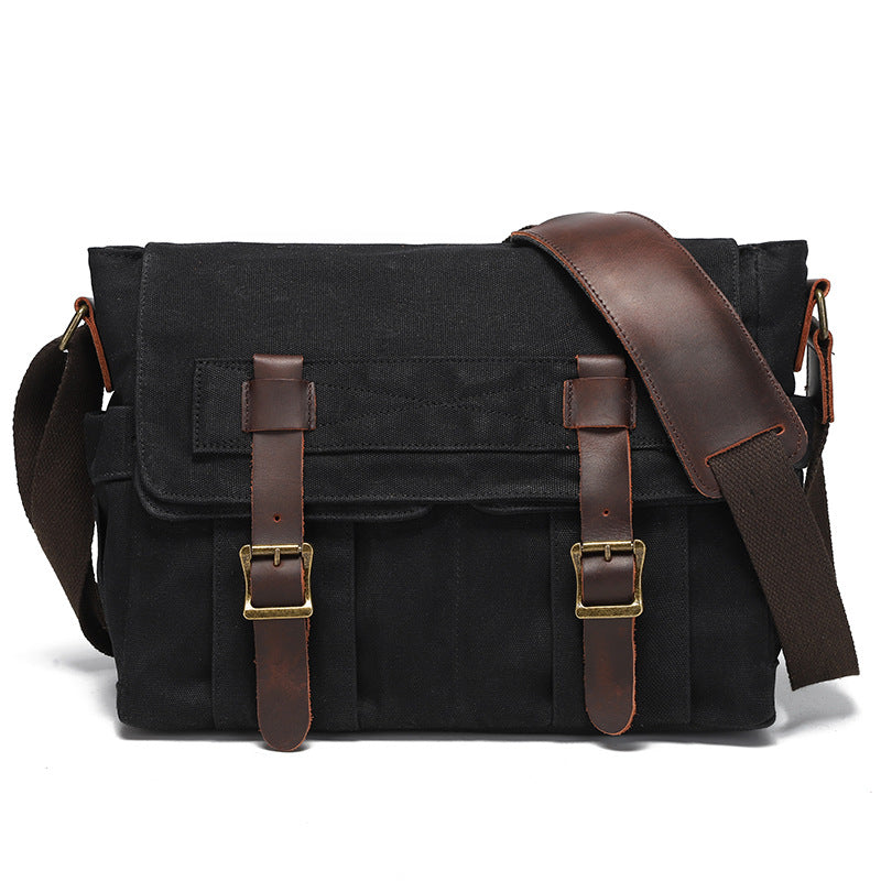 Canvas Shoulder Bag Casual Men's and Women's Crossbody Bag New Photography Camera Bag Manufacturers Supply Cross-border Explosions