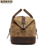 Handheld Travel Bag European and American Retro Waterproof Canvas Travel Bag Luggage Bag Sports Storage Bag Amazon Hot Model