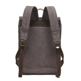 Backpack Retro Backpack Travel Bag Outdoor Student Schoolbag Sports Wax Water-repellent Canvas Travel Bag Genuine Leather