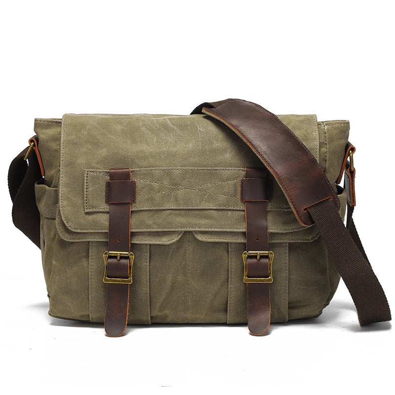 Canvas Shoulder Bag Casual Men's and Women's Crossbody Bag New Photography Camera Bag Manufacturers Supply Cross-border Explosions