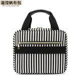 Handbag Women's Casual Toiletries Cosmetic Bag Mobile Phone Bag Multi-functional Water-repellent Canvas Travel Bag Multi-layer