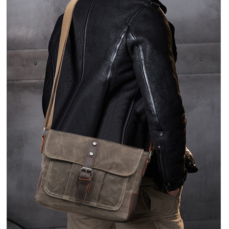 Canvas Shoulder Bag Casual Men's and Women's Crossbody Bag New Photography Camera Bag Manufacturers Supply Cross-border Explosions