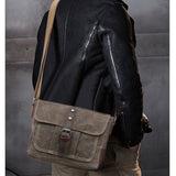 Canvas Shoulder Bag Casual Men's and Women's Crossbody Bag New Photography Camera Bag Manufacturers Supply Cross-border Explosions