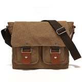 Canvas Crossbody Hanging Bag Men's and Women's Micro-single-camera Bag Solid Color Shoulder Crossbody Backpack Manufacturers