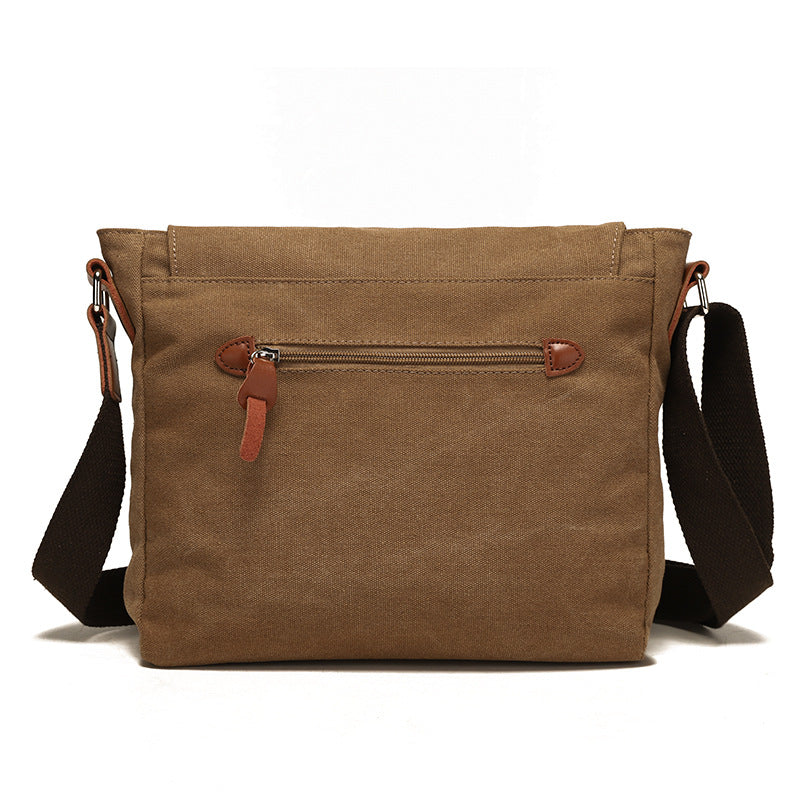 Canvas Crossbody Hanging Bag Men's and Women's Micro-single-camera Bag Solid Color Shoulder Crossbody Backpack Manufacturers