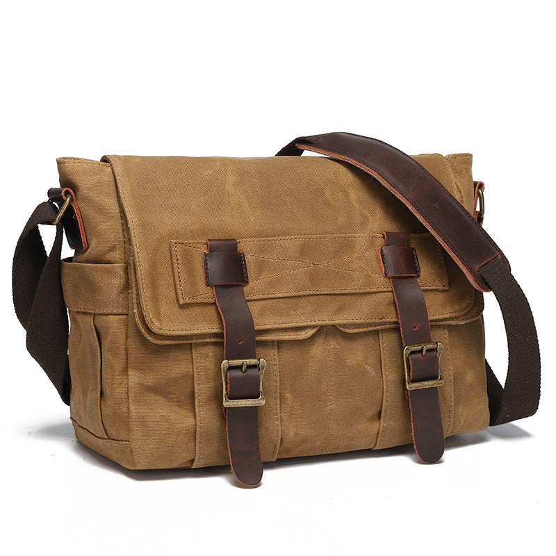 Canvas Shoulder Bag Casual Men's and Women's Crossbody Bag New Photography Camera Bag Manufacturers Supply Cross-border Explosions