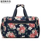 Waterproof Nylon Travel Bag Printed Single Shoulder Duffel Bag Large Capacity Canvas Storage Portable Travel Bag