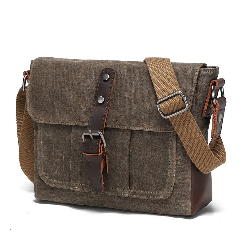Canvas Shoulder Bag Casual Men's and Women's Crossbody Bag New Photography Camera Bag Manufacturers Supply Cross-border Explosions