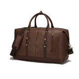 Manufacturer's Supply New Wear-Resistant Pu Travel Bag Business Style Pure Color Outdoor Shoulder Luggage Bag Storage Bag Cross-Border Explosion