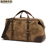 Handheld Travel Bag European and American Retro Waterproof Canvas Travel Bag Luggage Bag Sports Storage Bag Amazon Hot Model