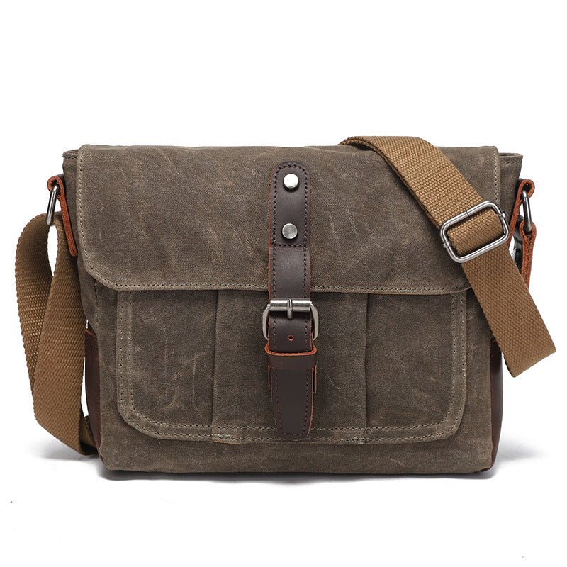 Canvas Shoulder Bag Casual Men's and Women's Crossbody Bag New Photography Camera Bag Manufacturers Supply Cross-border Explosions