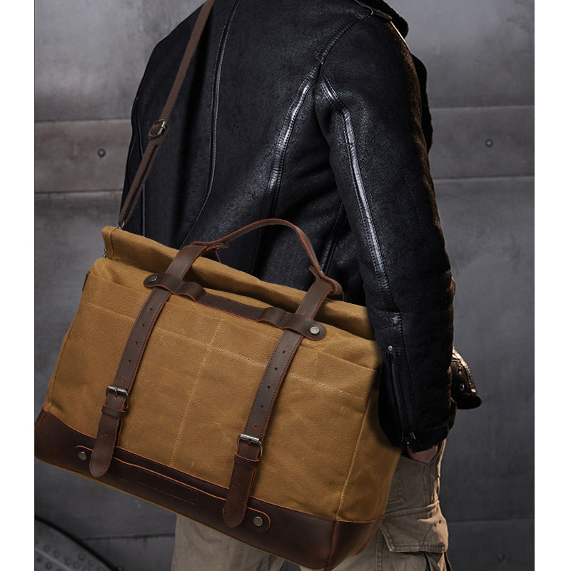Canvas Shoulder Bag Casual Men's and Women's Crossbody Bag New Photography Camera Bag Factory Supply Messenger Bag Cross-border Explosions