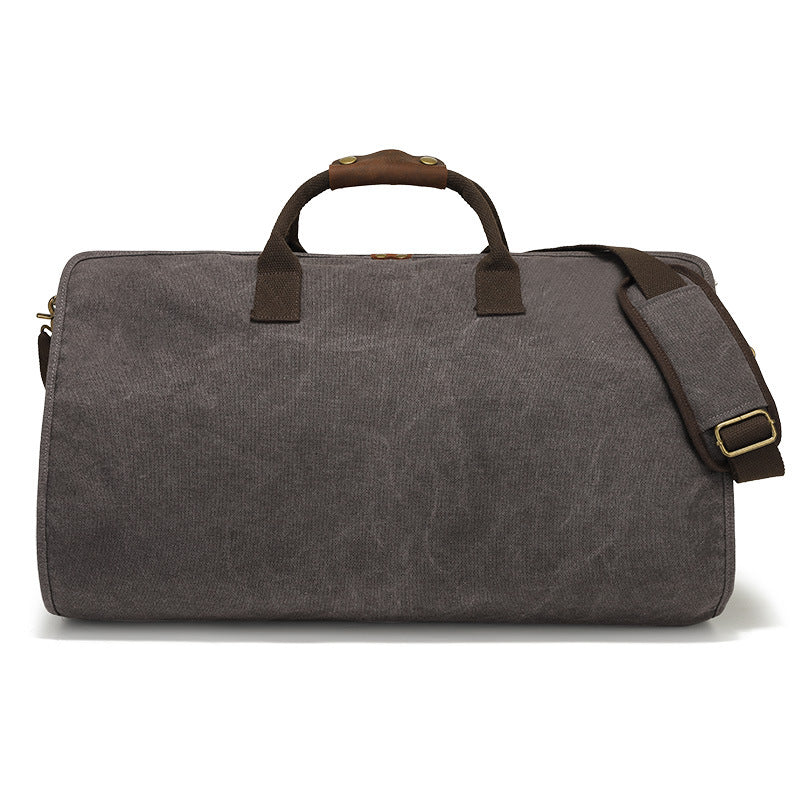 Amazon's Popular Fashion Canvas Travel Bag Casual Foldable Suit Bag Men's Portable Luggage Bag Shoe Bag Storage