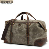 Handheld Travel Bag European and American Retro Waterproof Canvas Travel Bag Luggage Bag Sports Storage Bag Amazon Hot Model