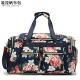 Waterproof Nylon Travel Bag Printed Single Shoulder Duffel Bag Large Capacity Canvas Storage Portable Travel Bag