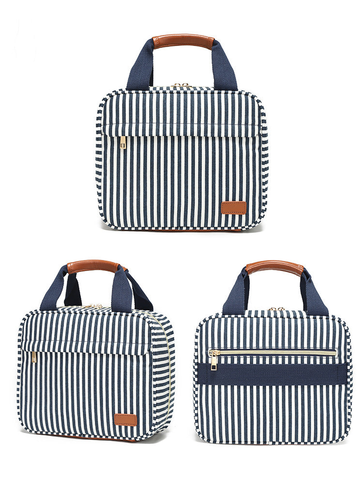 Handbag Women's Casual Toiletries Cosmetic Bag Mobile Phone Bag Multi-functional Water-repellent Canvas Travel Bag Multi-layer